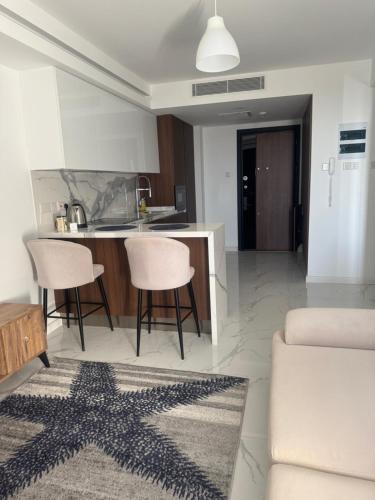 Cuisine ou kitchenette dans l'établissement Grand Sapphire Casino & Spa 24 İskele