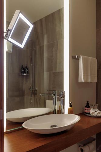 Koupelna v ubytování Umi Hotel
