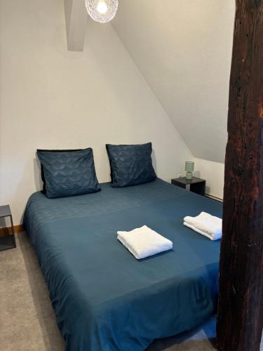 Postel nebo postele na pokoji v ubytování Studio à Ribeauvillé