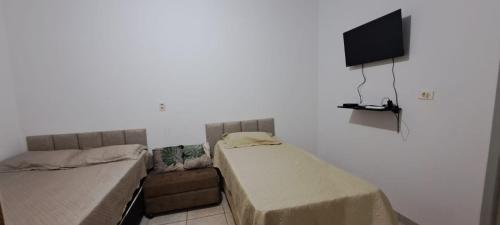 TV a/nebo společenská místnost v ubytování Flat JM 03