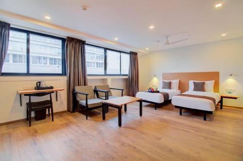 Ένα ή περισσότερα κρεβάτια σε δωμάτιο στο Townhouse Alpha