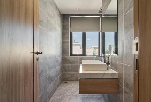 Ένα μπάνιο στο Noden2 Hotel & Apartment