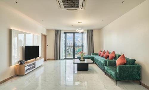 Μια τηλεόραση ή/και κέντρο ψυχαγωγίας στο Noden2 Hotel & Apartment