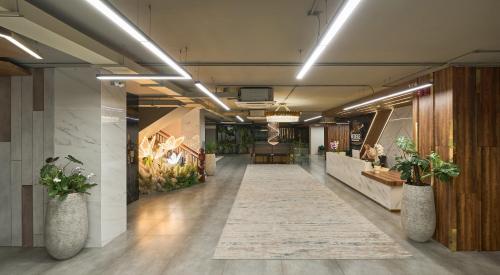 Ο χώρος του λόμπι ή της ρεσεψιόν στο Noden2 Hotel & Apartment