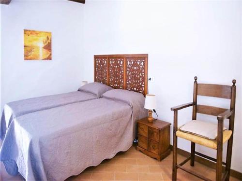 Cama o camas de una habitación en Apartment in Umbria near Lake Trasimeno