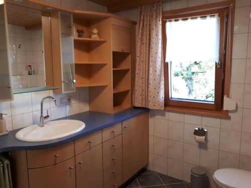 Koupelna v ubytování Hangspitze Comfortable holiday residence