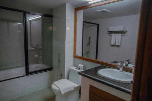 Koupelna v ubytování Kuakata, Sikder Resort & Villa