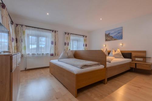 Cama o camas de una habitación en Ferienhaus Ban Brösign