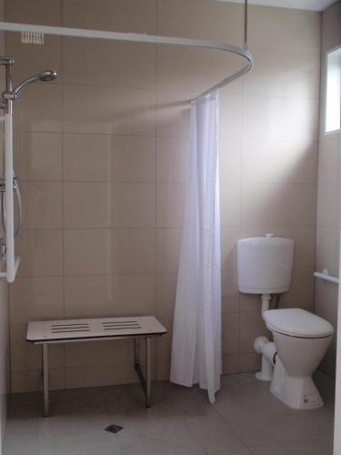 Bilik mandi di 319 Addington Motel