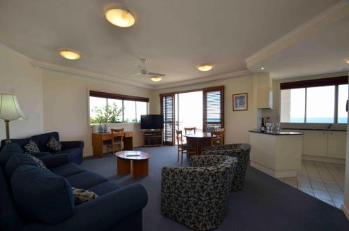Kuchyň nebo kuchyňský kout v ubytování Myconos Resort