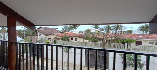 a view from the balcony of a house at Royal-inn SPA & Pousada in Itanhaém