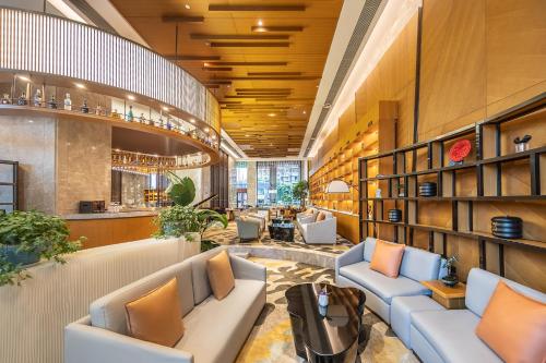 Posezení v ubytování Deyang Hamring Hotel
