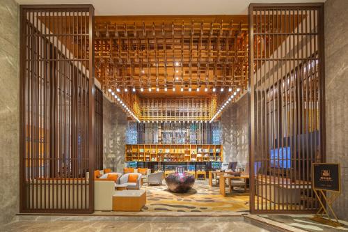 Posezení v ubytování Deyang Hamring Hotel