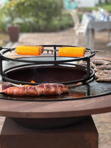 Barbacoa disponible para clientes en el bed & breakfast