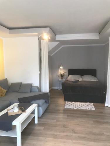 Posezení v ubytování Appartement