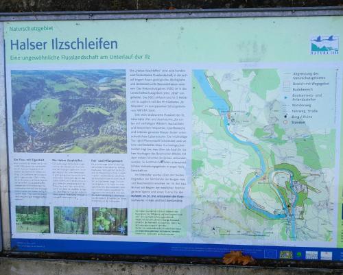 a map of the hacheffen installation on a sign at Apartment EasyLife Zentral-Ruhig in Salzweg