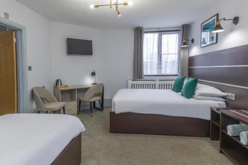 Best Western Ebbw Valeにあるベッド