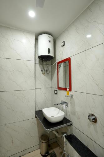 Ένα μπάνιο στο Hotel Silver Inn - Tapovan Rishikesh