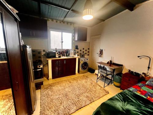 Η κουζίνα ή μικρή κουζίνα στο Kleines Haus Rooftop Studio