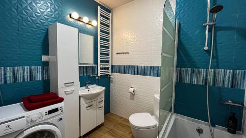 Ένα μπάνιο στο Apartament Lublin Stare Miasto "Bob Cat"