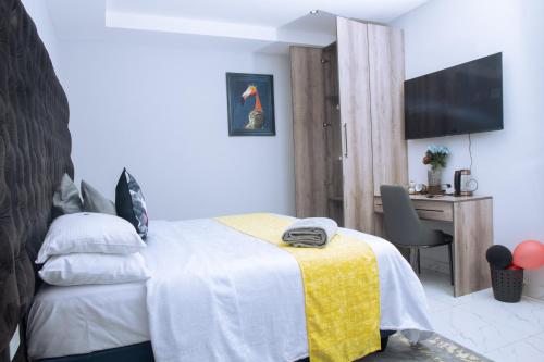 Кровать или кровати в номере Mineheart Boutique Hotel