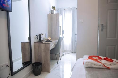 Кровать или кровати в номере Mineheart Boutique Hotel