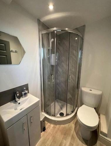 Koupelna v ubytování Flat 4 - Eign St Hereford