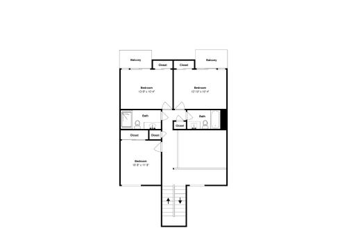 a floor plan of a house at Ponte Vedra Deer Run 9770 in Ponte Vedra