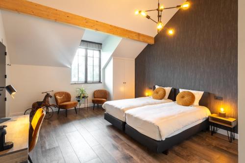 Postel nebo postele na pokoji v ubytování B&B Punto Vélo