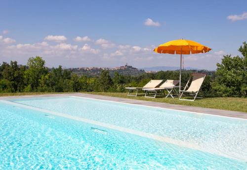 Πισίνα στο ή κοντά στο Villa di Moriolo