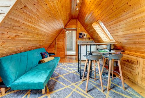 Posezení v ubytování Ferienhaus Renate Dachgeschosswohnung 4