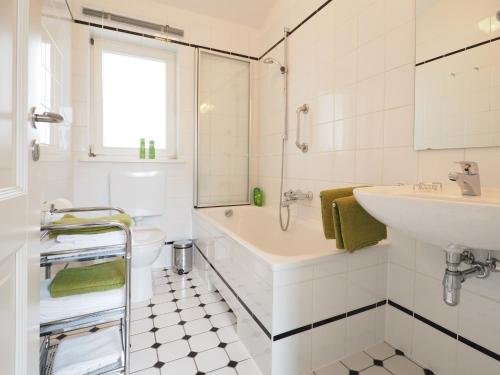Koupelna v ubytování Villa Bismarckshöhe Wohnung Clara