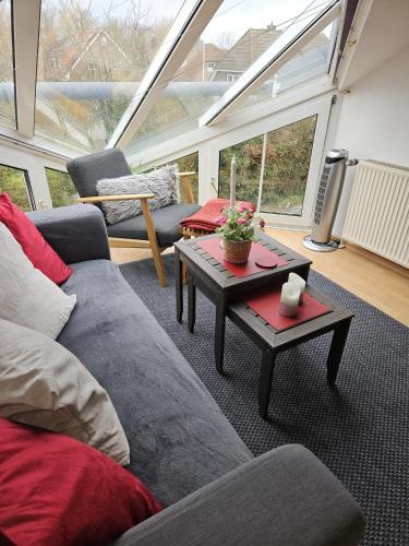 Posezení v ubytování Ferienwohnung Riedel "Grüntal 25 - C 7"