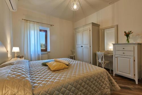 Una cama o camas en una habitación de Poggio Romita