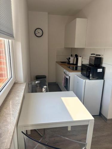 Η κουζίνα ή μικρή κουζίνα στο Studio apartment, small but nice!