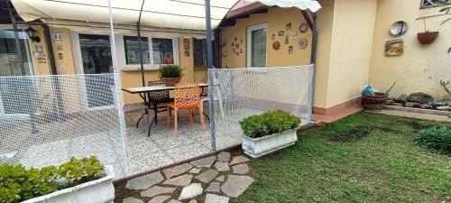 A patio or other outdoor area at Casa in giardino