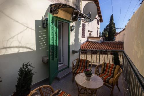 Balkón nebo terasa v ubytování Apartman Đurđica