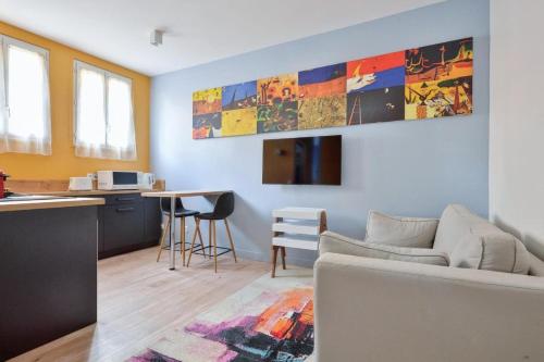 Studio moderne proche Parc des Expos et Metro L12