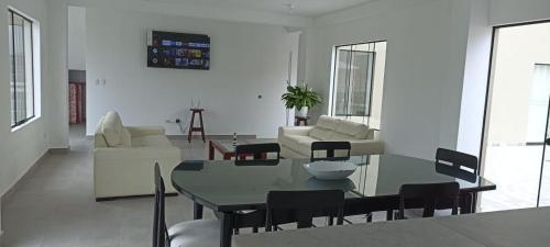 TV a/nebo společenská místnost v ubytování Casa de Campo en Cieneguilla