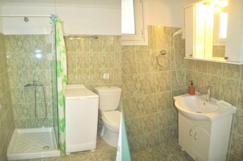 Koupelna v ubytování Holiday Beach house Ritsa am Agios Gordios, Corfu