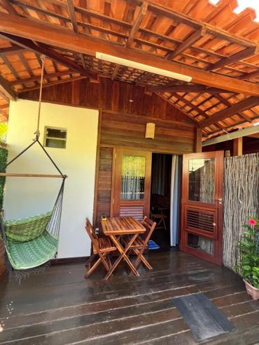 Patio nebo venkovní prostory v ubytování Chalés Paradise