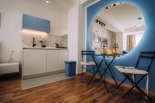 Η κουζίνα ή μικρή κουζίνα στο Vil Apartments