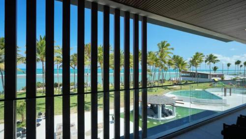a view of the beach from a resort window at GAV Porto Alto Resorts in Ipojuca