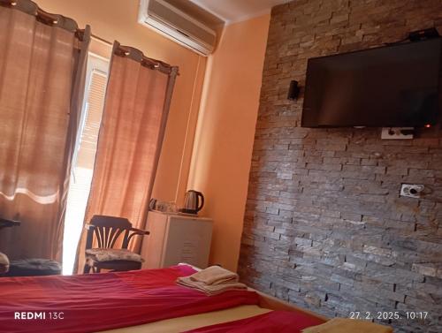 TV a/nebo společenská místnost v ubytování Guest house Mirijevski Konak