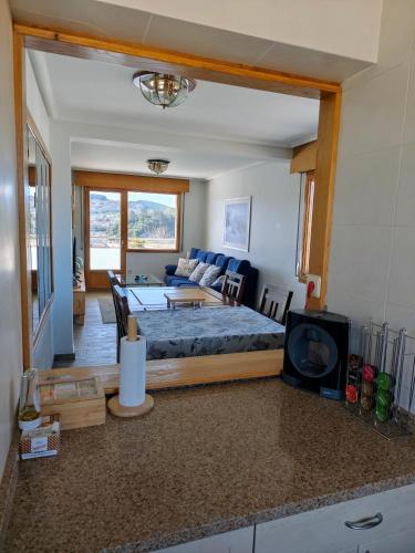 Ένα ή περισσότερα κρεβάτια σε δωμάτιο στο Apartamento en la playa