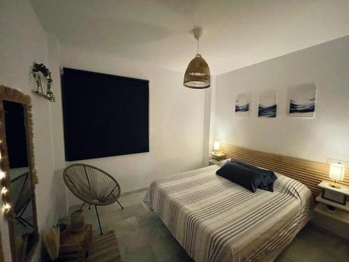 Postel nebo postele na pokoji v ubytování Apartamento en Barbate
