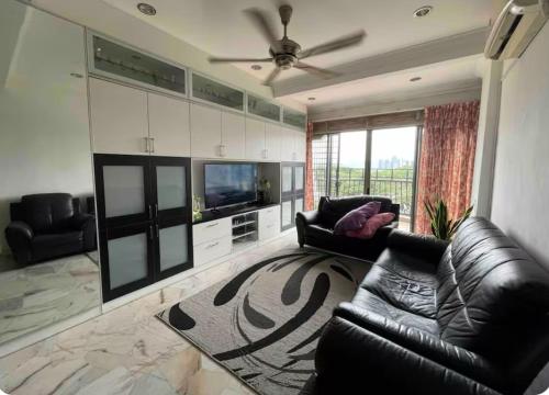 Χώρος καθιστικού στο Condo in kuala lumpur