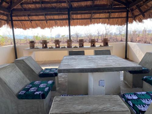 Posezení v ubytování The Grassland Campsite