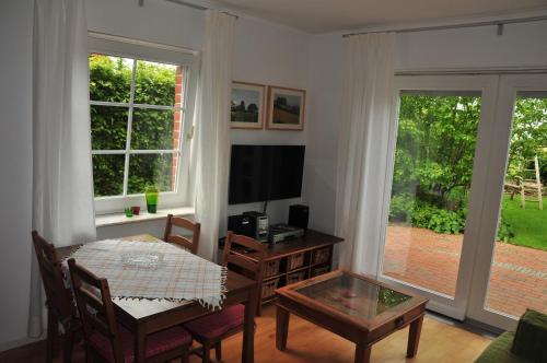 Μια τηλεόραση ή/και κέντρο ψυχαγωγίας στο Zuhause mit Aussicht