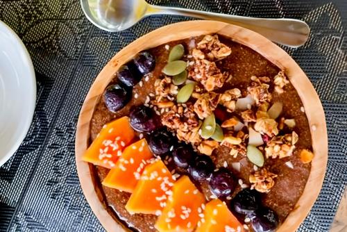 Mad i villaen eller i nærheden